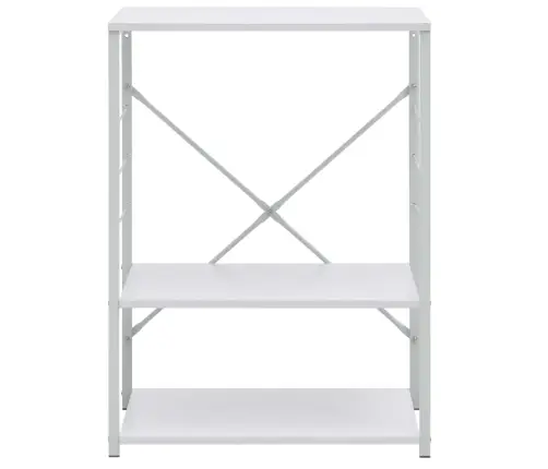 Virtuves Plaukts, Balts, 60X39,6X79,5 Cm, Inženierijas Koks Vidaxl
