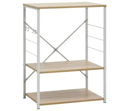 Spintelė Mikrobangų Krosnelei, Ąžuolo, 60X39,6X79,5cm Mediena