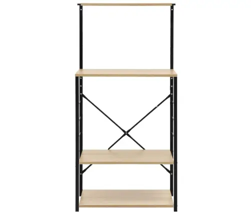 Mikrolaineahju Kapp, Must, Tamm 60X39,6X123 cm Tehispuit