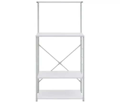 Spintelė Mikrobangų Krosnelei, Balta, 60X39,6X123cm Mediena