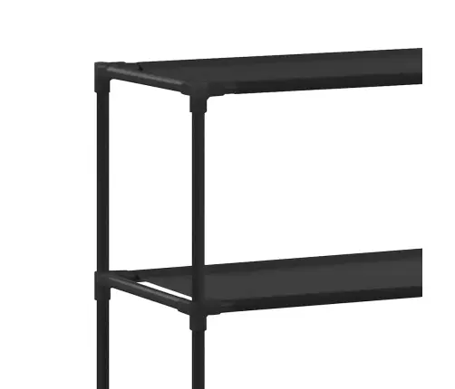 Plaukts Tualetes Podam, 3 Plaukti, Melns, 53X28X169 Cm Vidaxl