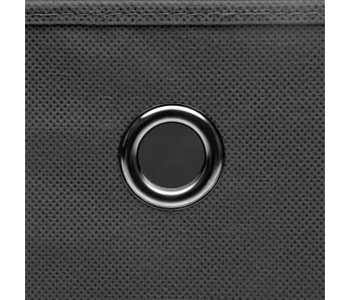 Uzglabāšanas Kastes Ar Vāku, 10 Gab., Pelēkas, 32X32X32 Cm Vidaxl