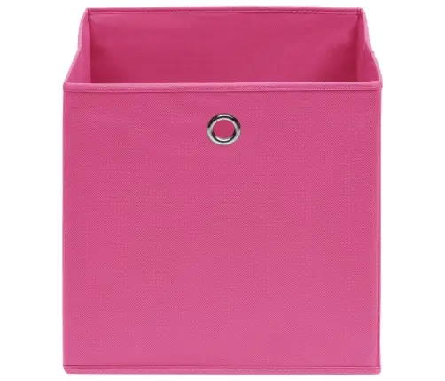 Daiktadėžės, 10Vnt., Rožinės Spalvos, 32X32X32cm Audinys