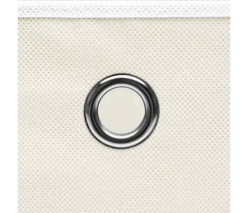 Uzglabāšanas Kastes, 4 Gab., Baltas, 32X32X32 Cm, Audums Vidaxl