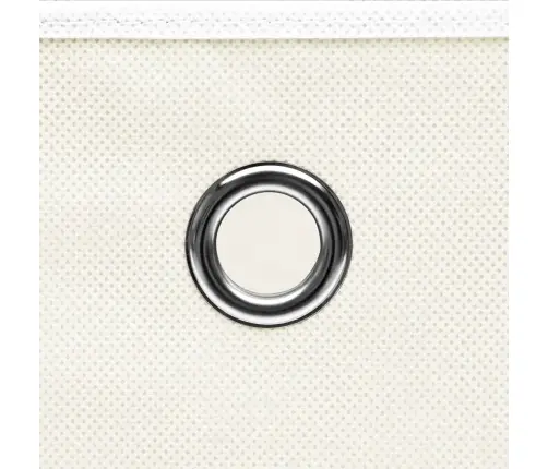 Daiktadėžės Su Dangčiais, 4Vnt., Baltos, 32X32X32cm Audinys