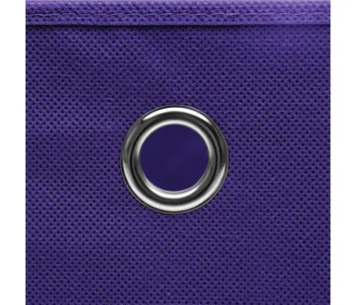 Daiktadėžės, 4Vnt., Violetinės Spalvos, 32X32X32cm Audinys