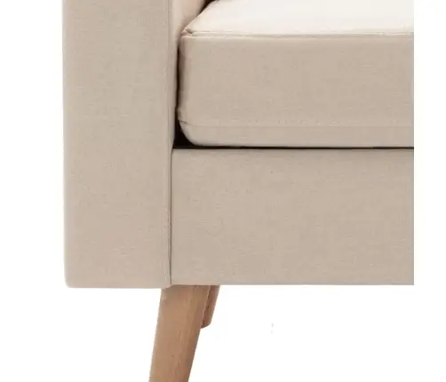 Krėslas, Kreminės Spalvos, Audinys