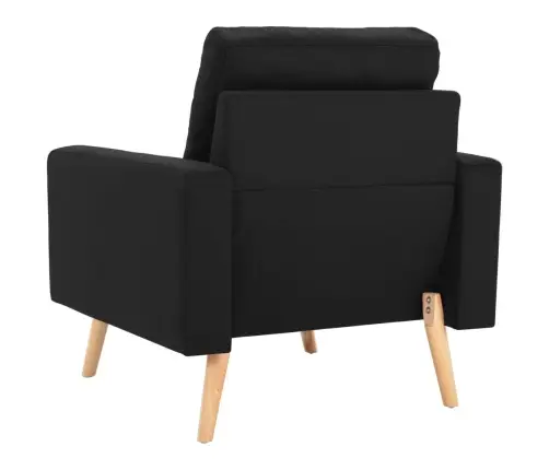 Krėslas, Juodos Spalvos, Audinys