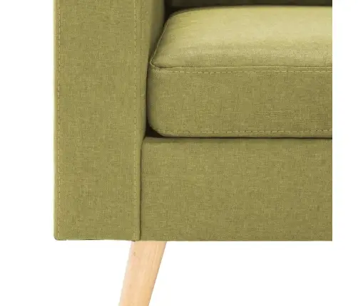 Dvivietė Sofa, Žalios Spalvos, Audinys