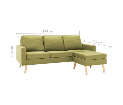 Kolmekohaline Diivan Jalapingiga, Roheline Kangas