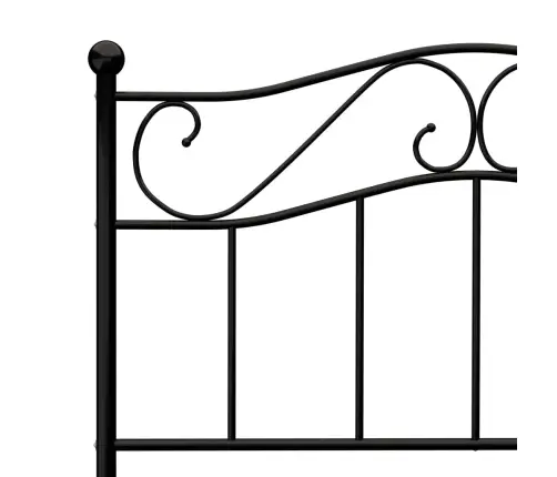 Lovos Rėmas, Juodos Spalvos, 100X200cm Metalas