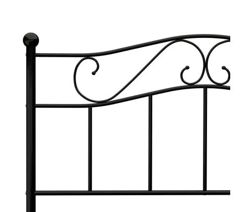 Voodiraam, Must, Metallist, 160 X 200 Cm