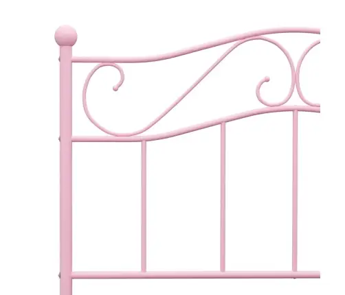 Lovos Rėmas, Rožinės Spalvos, 90X200cm Metalas