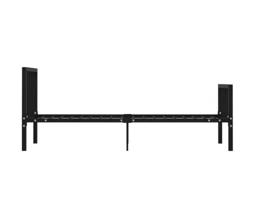 Gultas Rāmis, Melns Metāls, 100X200 Cm Vidaxl