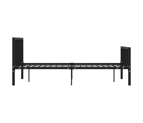 Voodiraam, Must, Metallist, 160 X 200 Cm