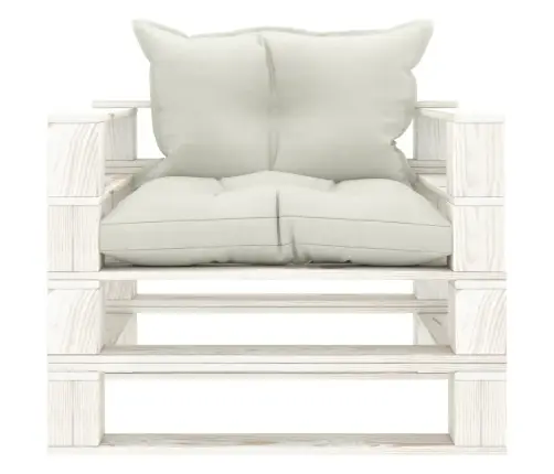 Dārza Palešu Dīvāns Ar Bēšiem Matračiem, Koks Vidaxl Dārza Palešu Dīvāns Ar Bēšiem Matračiem, Koks Vidaxl