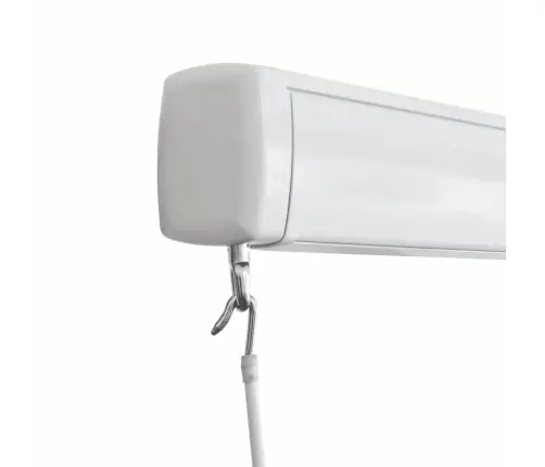 Käsitsi Sissetõmmatav Varikatus 350 X 250 cm Sinine Ja Valge