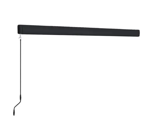 Markīze Ar Kaseti, Manuāla, 400X300 Cm, Zila Ar Baltu Vidaxl