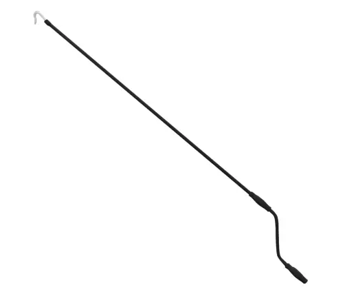 Markīze Ar Kaseti, Manuāla, 400X300 Cm, Zila Ar Baltu Vidaxl