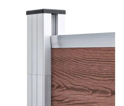 Dārza Žogs, Brūns, 1564X186 Cm, Wpc Vidaxl