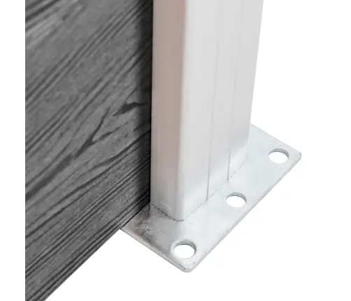 Sodo Tvora, Pilkos Spalvos, 699X186cm Wpc