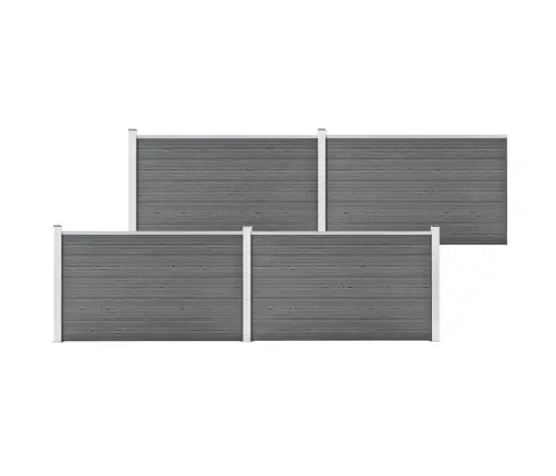 Sodo Tvora, Pilkos Spalvos, 699X106cm Wpc (49073+3X49075)