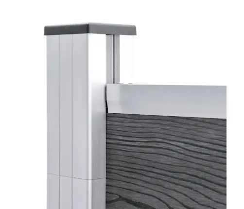 Sodo Tvora, Pilkos Spalvos, 872X106cm Wpc (49073+4X49075)