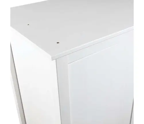 Skapis Hill, 2 Durvis, Balts, 89X50X170 Cm, Priedes Masīvkoks Vidaxl