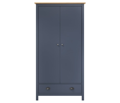2 Uksega Garderoob "Hill", Hall 89X50X170 cm Männipuit