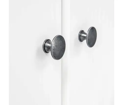 Drabužių Spinta Hill, Balta, 89X50X170cm Pušis, 2 Durų