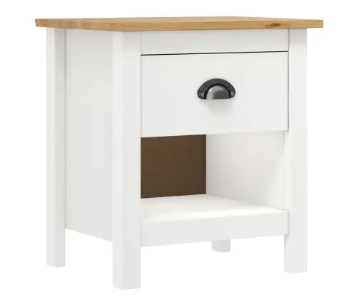 Naktsskapīši Hill, 2 Gab., 46X35X49,5 Cm, Priedes Koks Vidaxl