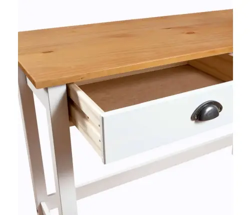 Konsoles Galdiņš Hill, 2 Atvilktnes, 110X45X74 Cm, Priede Vidaxl Konsoles Galdiņš Hill, 2 Atvilktnes, 110X45X74 Cm, Priede Vidaxl