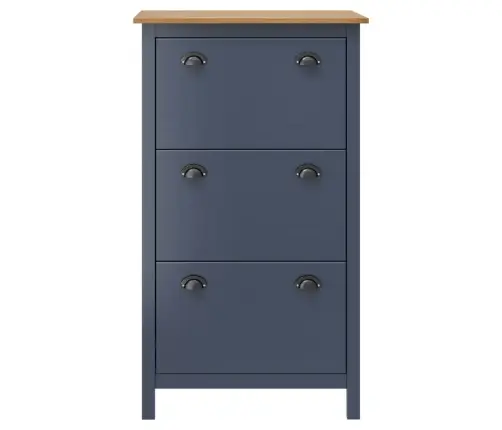 Jalatsikapp "Hill", Hall, 72 X 35 X 124 cm Männipuit