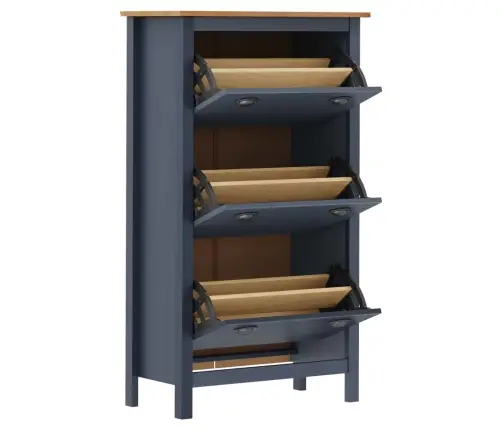 Jalatsikapp "Hill", Hall, 72 X 35 X 124 cm Männipuit