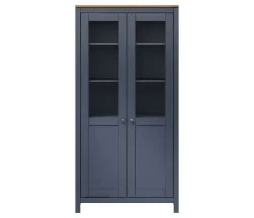 Vitriinkapp "Hill", Hall, 85 X 37 X 170,5 cm Männipuit