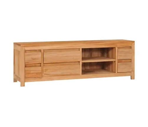 Tv Skapītis, 115X30X40 Cm, Masīvs Tīkkoks Vidaxl Tv Skapītis, 115X30X40 Cm, Masīvs Tīkkoks Vidaxl