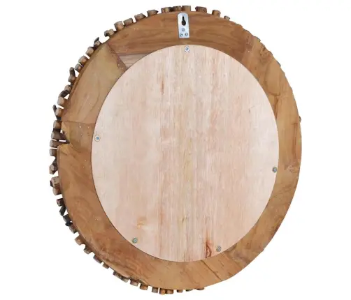 Sieninis Veidrodis, 60cm Tikmedžio Mediena, Apskritas