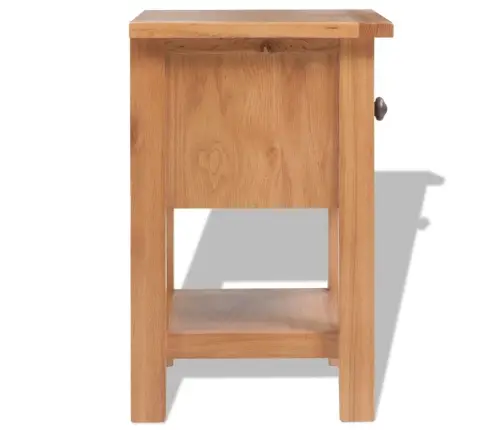 Naktiniai Staliukai, 2Vnt., 36X30X47cm Ąžuolo Medienos Masyvas