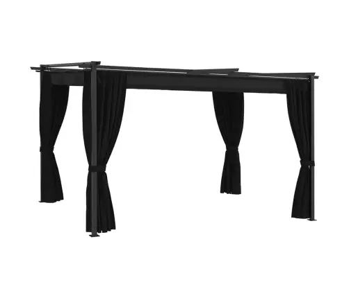 Dārza Nojume, 4X3 M, Antracītpelēka Vidaxl