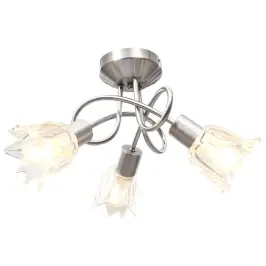 Laelamp Läbipaistvate Klaasist Varjudega 3 E14 Pirni, Tulp