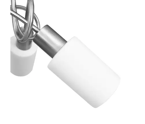 Laelamp Keraamiliste Varjudega 3 E14 Pirni Jaoks, Valge Koonus