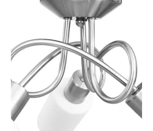 Laelamp Keraamiliste Varjudega 3 E14 Pirni Jaoks, Valge Koonus