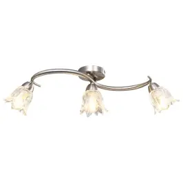 Laelamp Läbipaistvate Klaasist Varjudega 3 E14 Pirni, Tulp