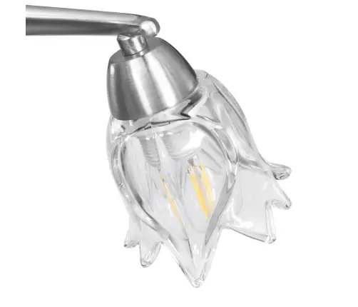 Laelamp Läbipaistvate Klaasist Varjudega 3 E14 Pirni, Tulp