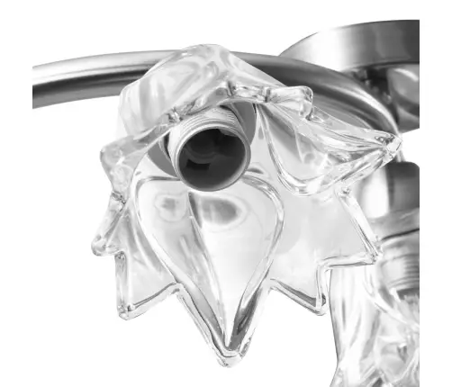 Griestu Lampa Ar Stikla Abažūriem, 5 E14 Spuldzes, Tulpju Forma Vidaxl