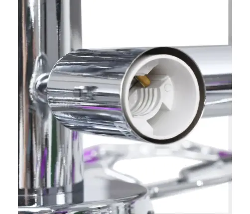 Griestu Lampa, Akrila Lapiņas, 5 E14 Spuldzes, Violeta  Vidaxl