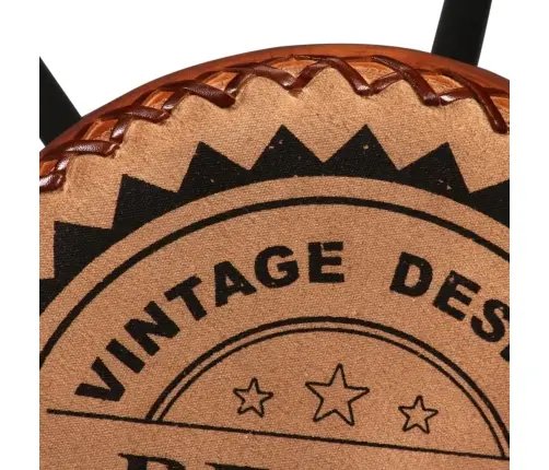 9-Daļīgs Bāra Mēbeļu Komplekts, Koks, Dabīga Āda, Audums Vidaxl