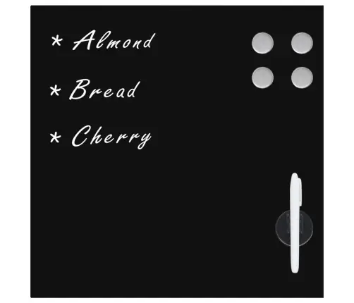 Seinakinnitusega Magnettahvel, Klaas 40 X 40 Cm