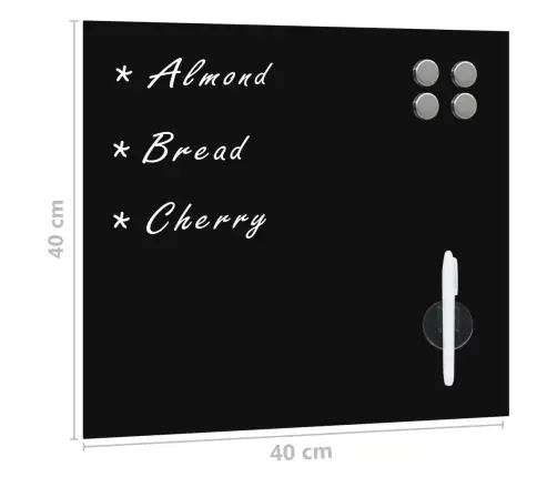 Seinakinnitusega Magnettahvel, Klaas 40 X 40 Cm