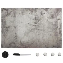 Magnētiskā Tāfele, Stiprināma Pie Sienas, Stikls, 50X30 Cm Vidaxl